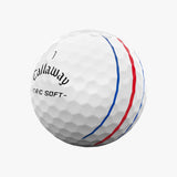 Callaway 2025 ERC Soft Triple Track Golf Balls 12pk - White