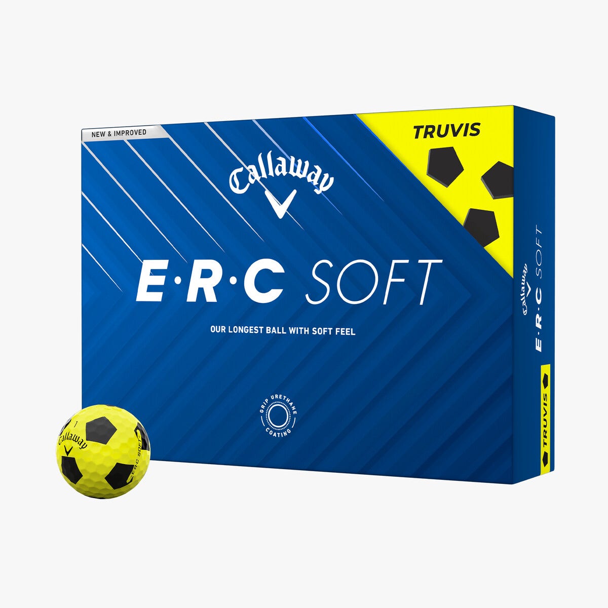 Callaway 2025 ERC Soft Truvis Golf Balls 12pk - Yellow