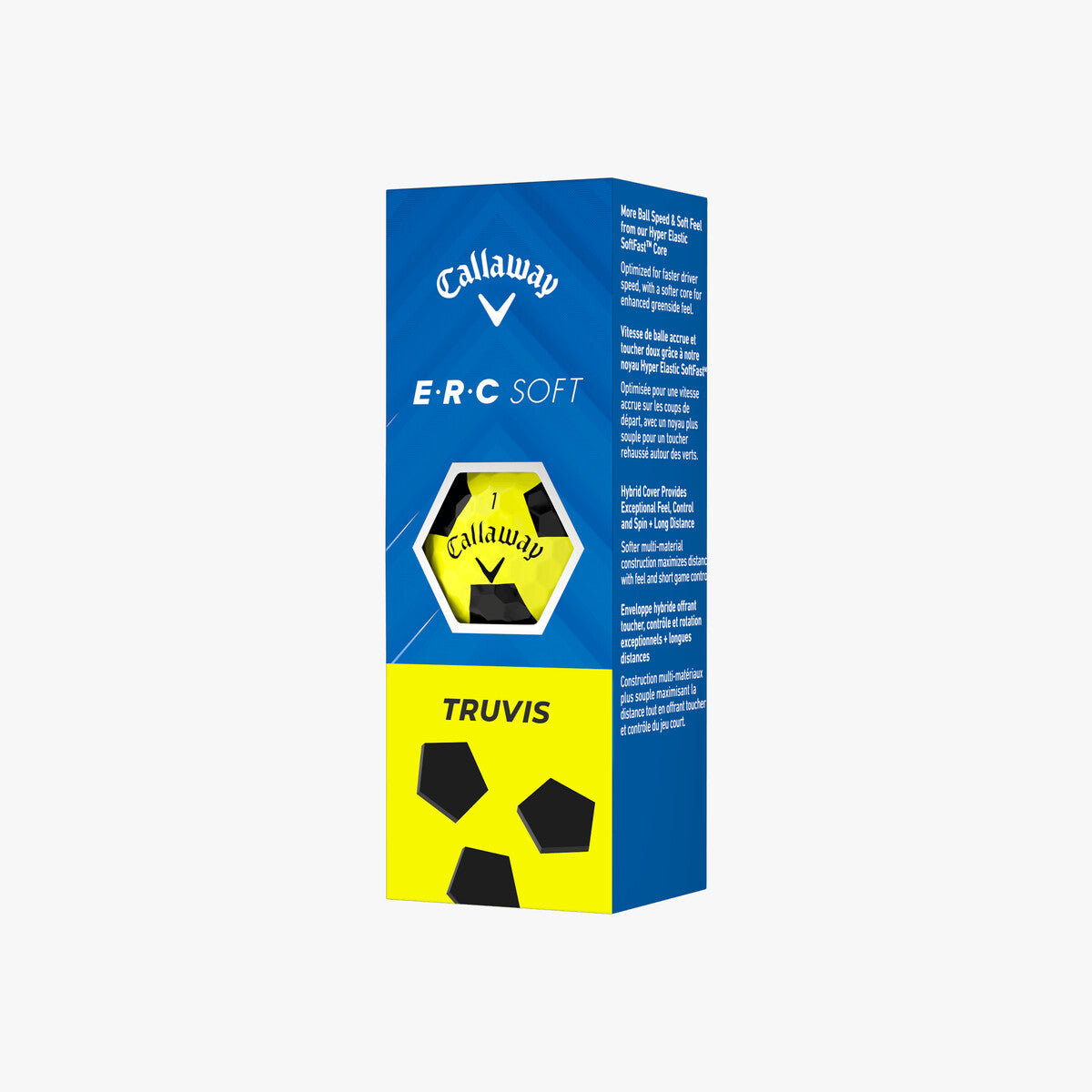 Callaway 2025 ERC Soft Truvis Golf Balls 12pk - Yellow – Drummond Golf
