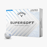 Callaway 2025 Supersoft Golf Balls 12pk - Blue Splatter