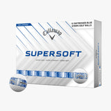 Callaway 2026 Supersoft Distressed Blue Stripe Golf Balls 12pk