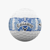 Callaway 2026 Supersoft Distressed Blue Stripe Golf Balls 12pk