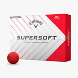 Callaway 2025 Supersoft Golf Balls 12pk - Red