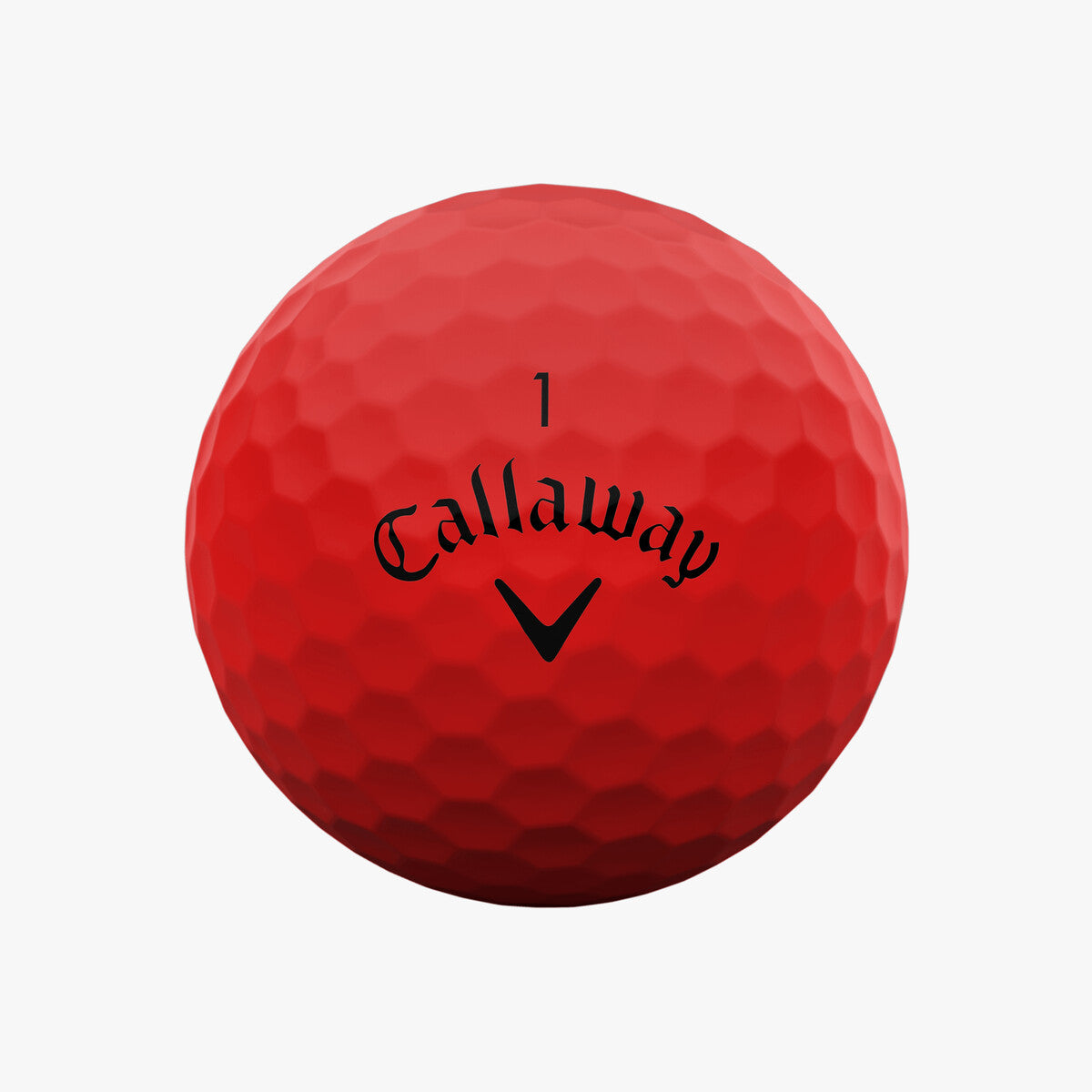 Callaway 2025 Supersoft Golf Balls 12pk - Red