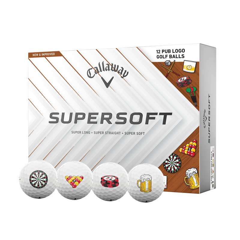 Callaway 2025 Supersoft Golf Balls - Pub