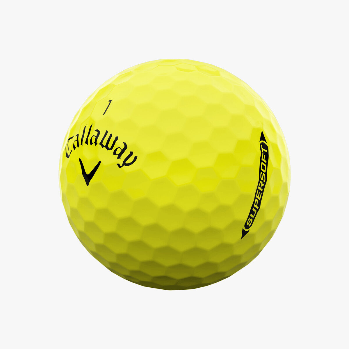Callaway 2025 Supersoft Golf Balls 12pk - Yellow
