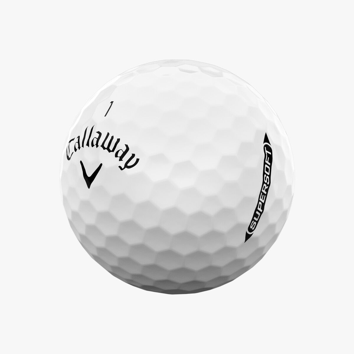 Callaway 2025 Supersoft Golf Balls 12pk - White