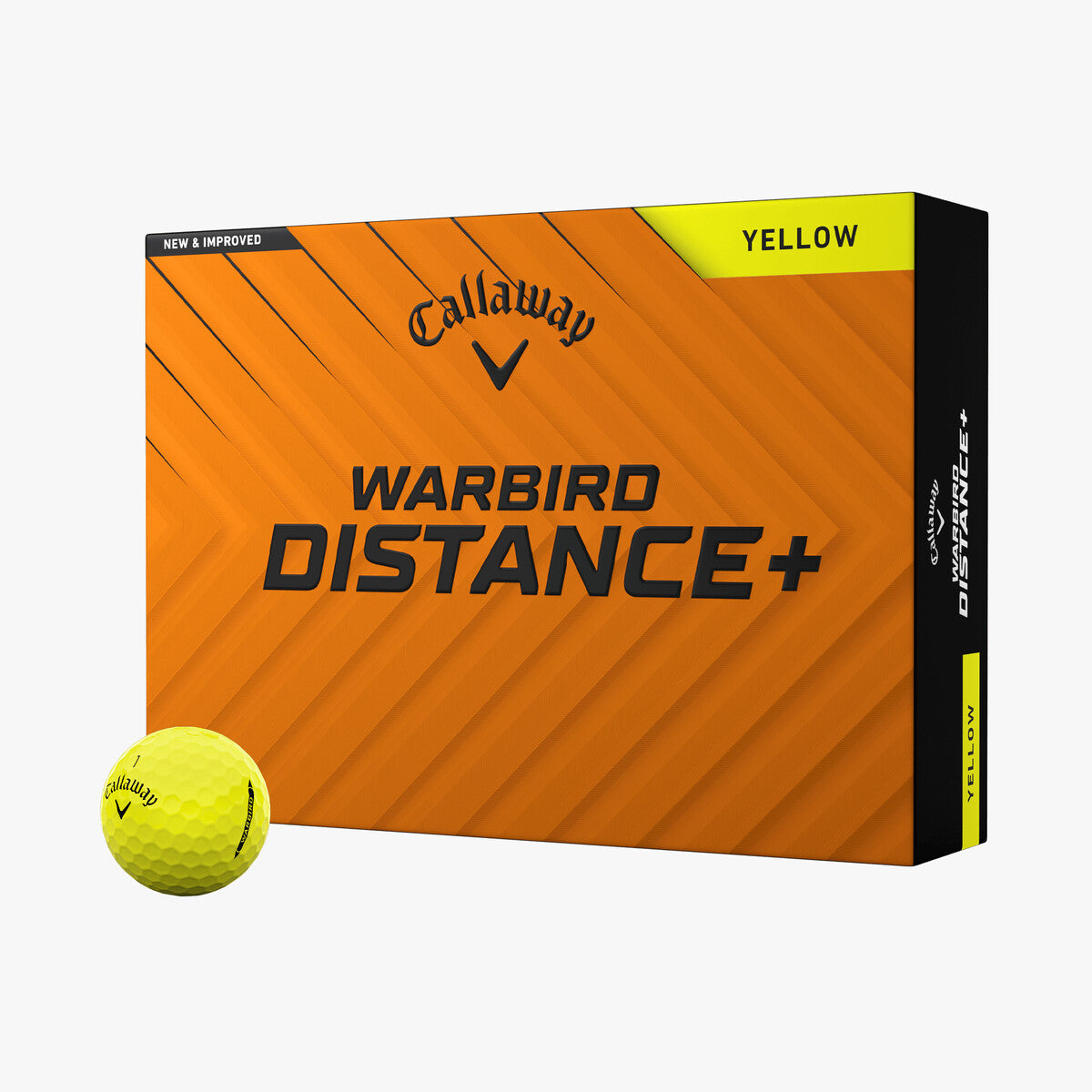 Callaway 2025 Warbird Distance+ Golf Balls 12pk - Yellow