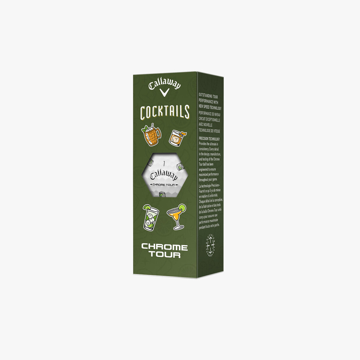 Callaway Chrome Tour 2026 Cocktails Golf Balls 12pk