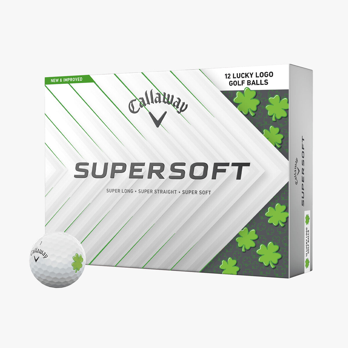 Callaway 2026 Supersoft Golf Balls 12pk - Lucky