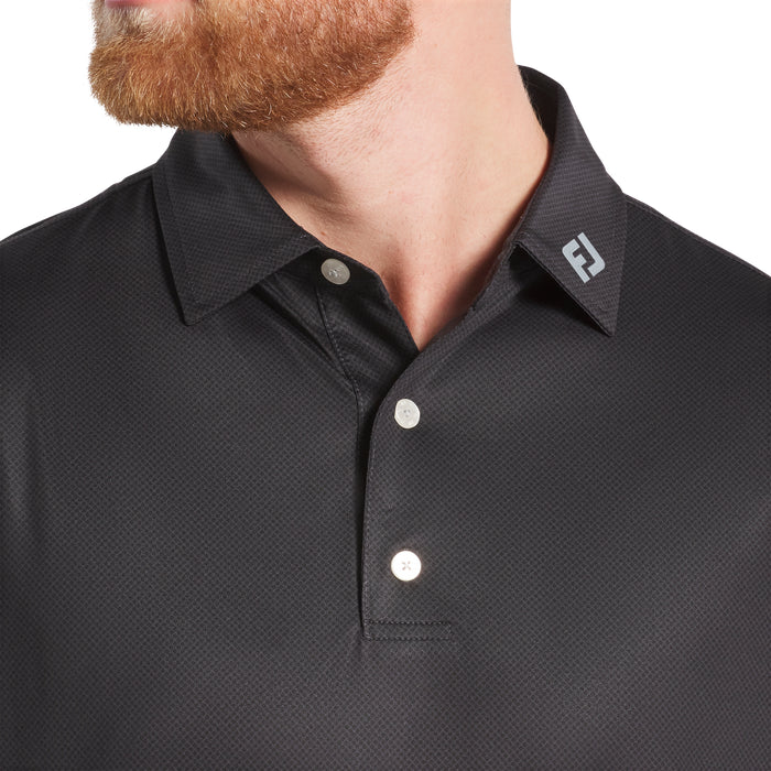 FOOTJOY MENS TONAL DOT PRINT LISLE POLO