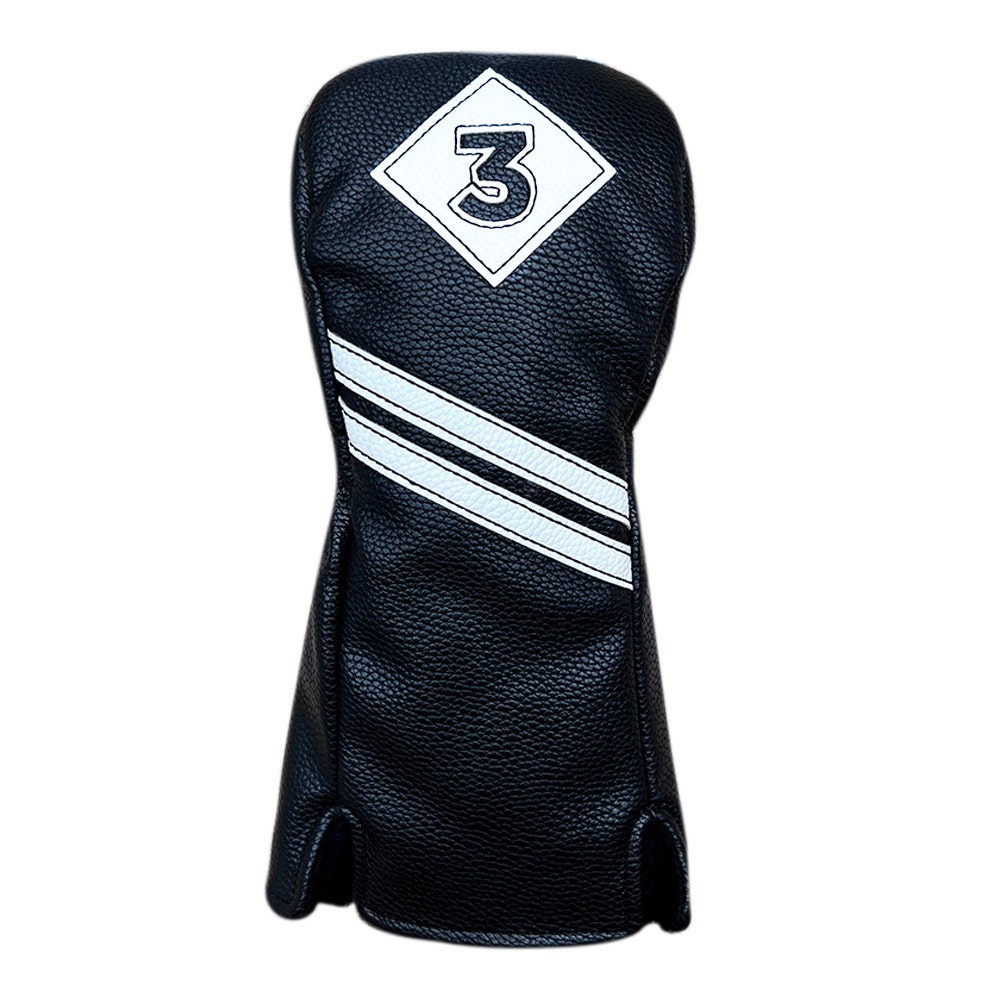 Golf Craft Vintage Fairway Headcover - Black/White