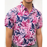 Pins & Aces Brushed Floral Polo