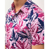 Pins & Aces Brushed Floral Polo