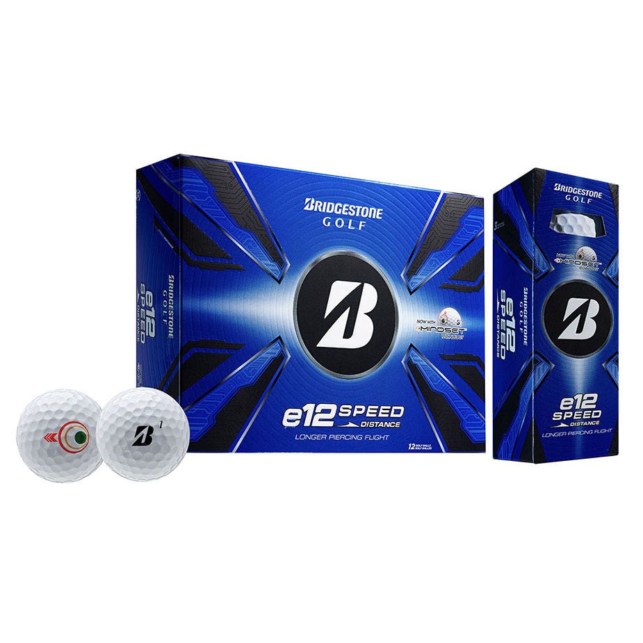 Bridgestone 2025 e12 Speed Golf Balls 12pk - White