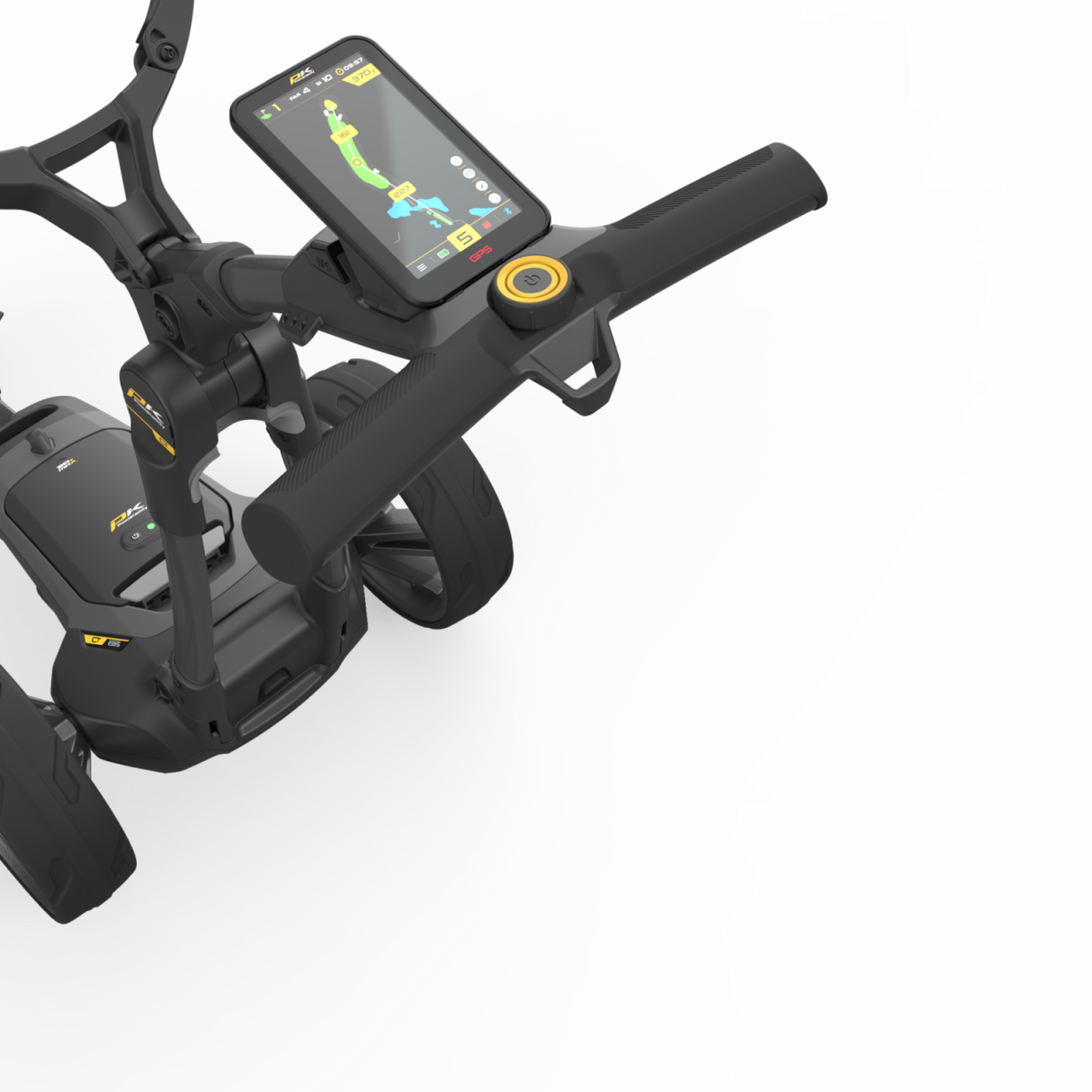 Powakaddy CT12 EBS GPS Standard Lithium Buggy - Gun Metal