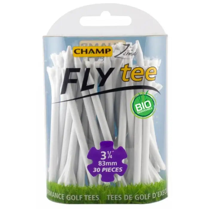 Champ Fly Tee 3 1/4" Golf Tee - White 25pk