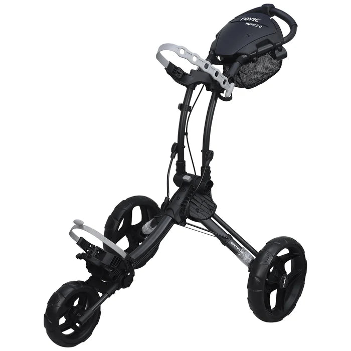 Clicgear Rovic Compact 2.0 Buggy - Charcoal/Black – Drummond Golf