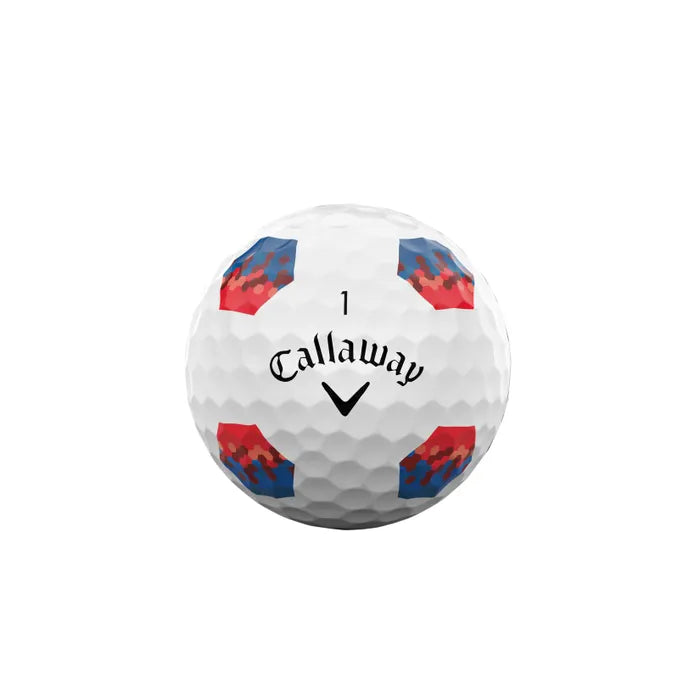 Callaway 2026 Chrome Soft Trutrack Golf Balls 12pk - Blue/Red