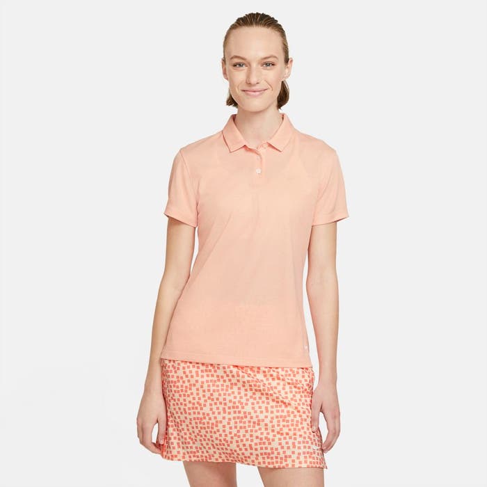 NIKE WOMENS DF VICTORY TEXTURED POLO