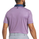 FOOTJOY MENS LATTICE PRINT POLO