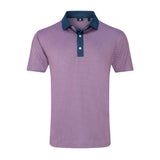 FOOTJOY MENS LATTICE PRINT POLO