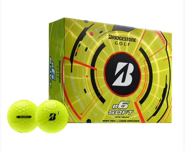 Bridgestone 2025 e6 Soft Golf Balls 12pk - Yellow