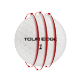 Tour Edge Exotics Golf Ball 12pk - White