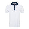 FOOTJOY MENS LISLE MICROFLOWER POLO