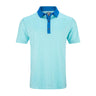 FOOTJOY MENS LISLE MICROFLOWER POLO