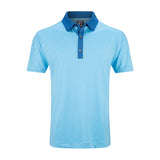FOOTJOY MENS LISLE MICROFLOWER POLO