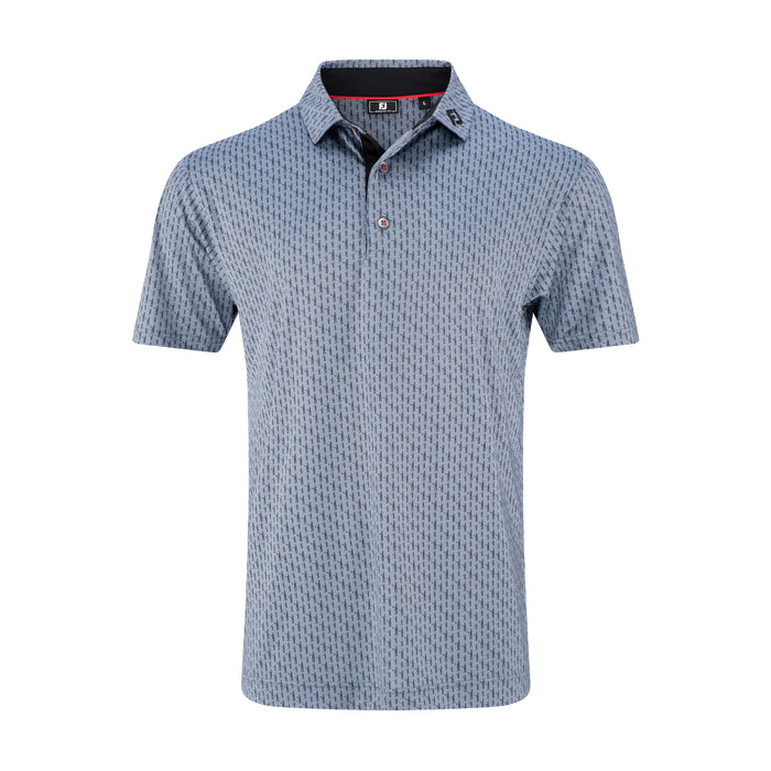 FOOTJOY MENS FIGURE PRINT LISLE POLO