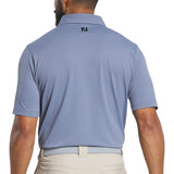 FootJoy Pique Trim Polo - Flint/Black