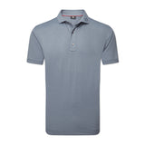 FootJoy Etched Texture Print Lisle Polo - Flint