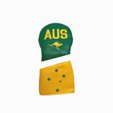 GolfCraft Australia Driver Cover - Green/Gold