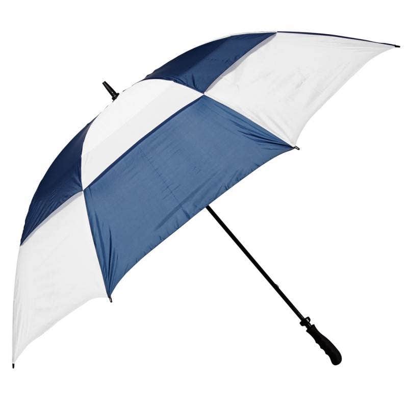 Golf Craft 68" Windbuster Umbrella - White/Navy
