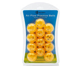 Golf Craft Air Flow Practice Balls 12pk - Orange