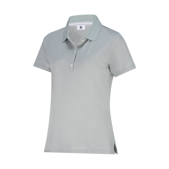 FOOTJOY WOMENS STRETCH PIQUE SOLID POLO