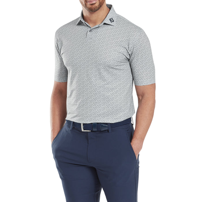 FootJoy Bounce Print Pique Polo