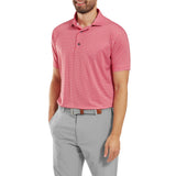 FOOTJOY MENS HOUNDSTOOTH GEO LISLE POLO
