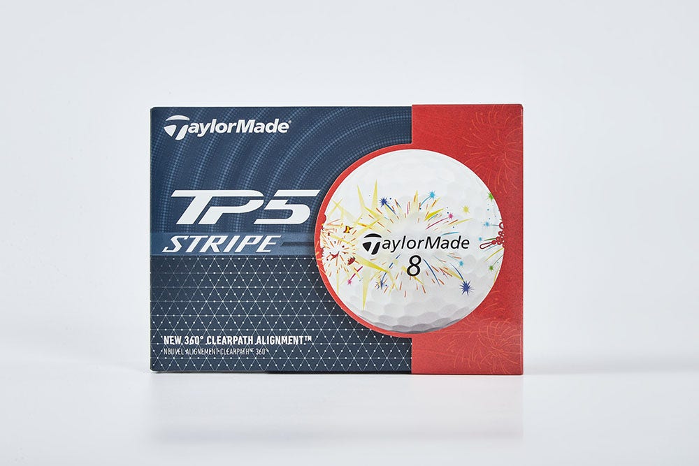 TaylorMade 2025 Limited Edition TP5 Stripe Golf Balls 12pk - Chinese New Year