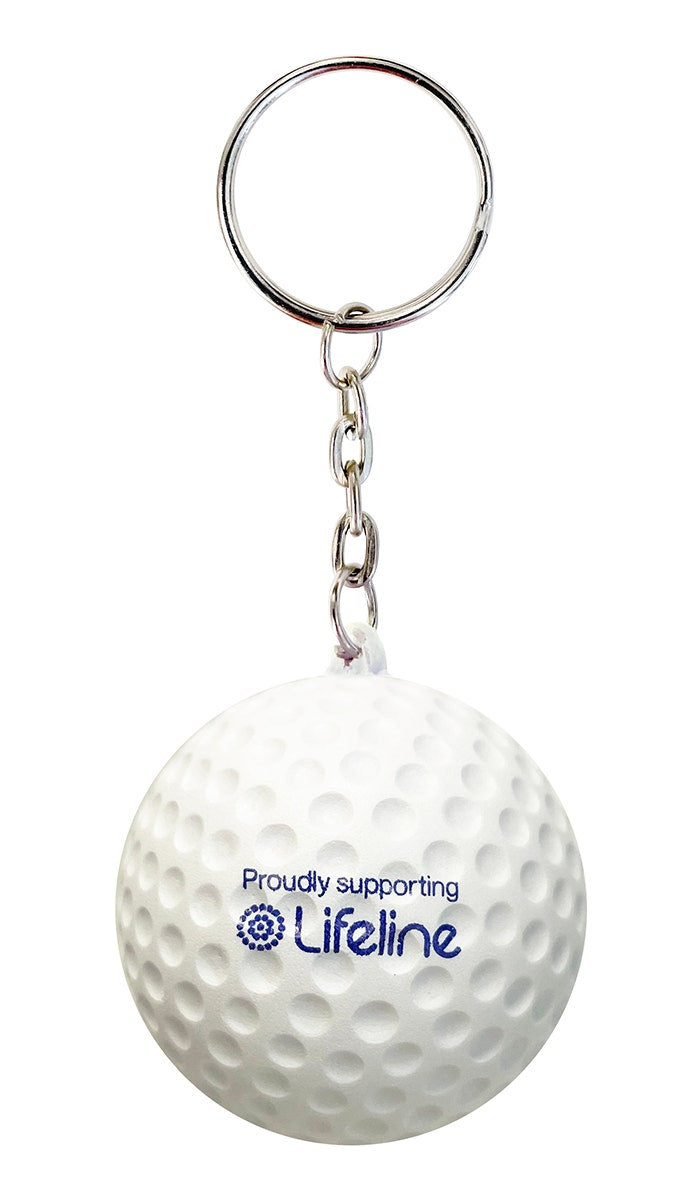 Golf For A Cause Lifeline Stress Ball Keychain
