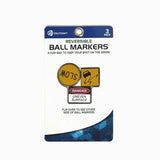 GolfCraft Reversible Roadworks Ball Markers - 3 Pack