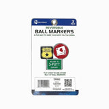 GolfCraft Reversible America Ball Markers - 3 Pack