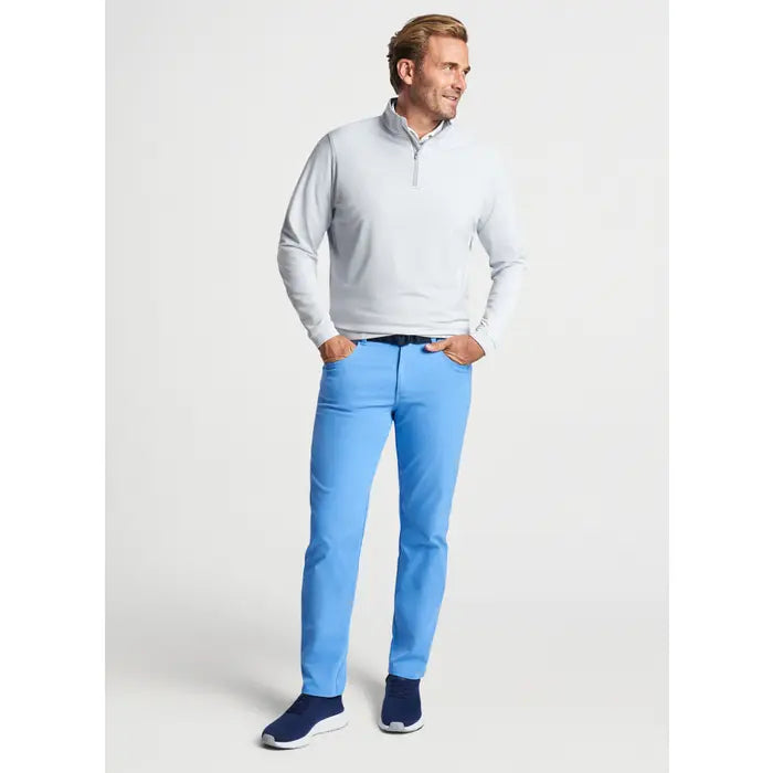 PETER MILLAR MENS PERTH MELANGE 1/4 ZIP
