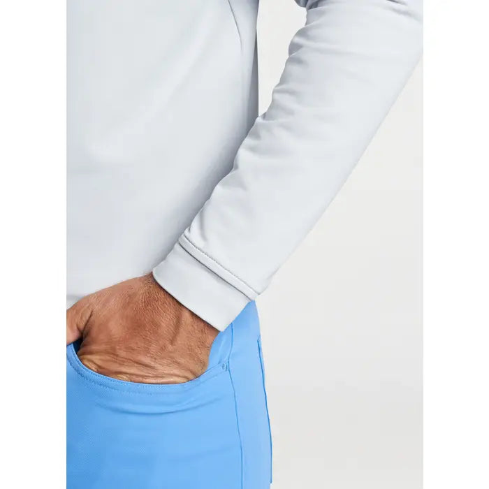 PETER MILLAR MENS PERTH MELANGE 1/4 ZIP