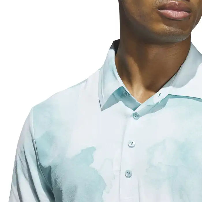 ADIDAS MENS ULTIMATE365 TOUR PRINT COOL FEELING POLO