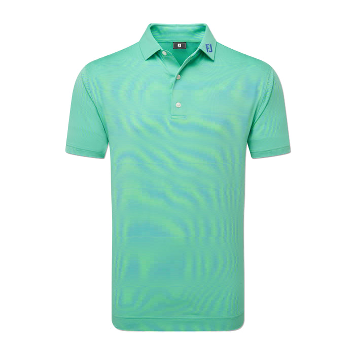 FOOTJOY MENS MICRO FDR STRIPE LISLE POLO