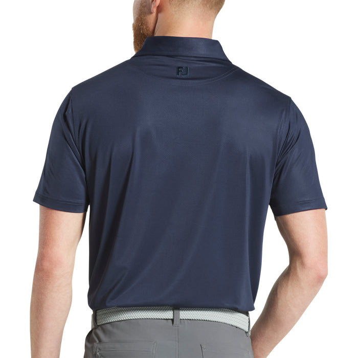 FOOTJOY MENS TONAL DOT PRINT LISLE POLO