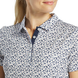FOOTJOY WOMENS FLORAL PRINT POLO